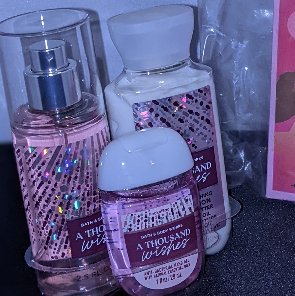A Thousand Wishes- Bath and Body Works mini gift set (3 pieces)